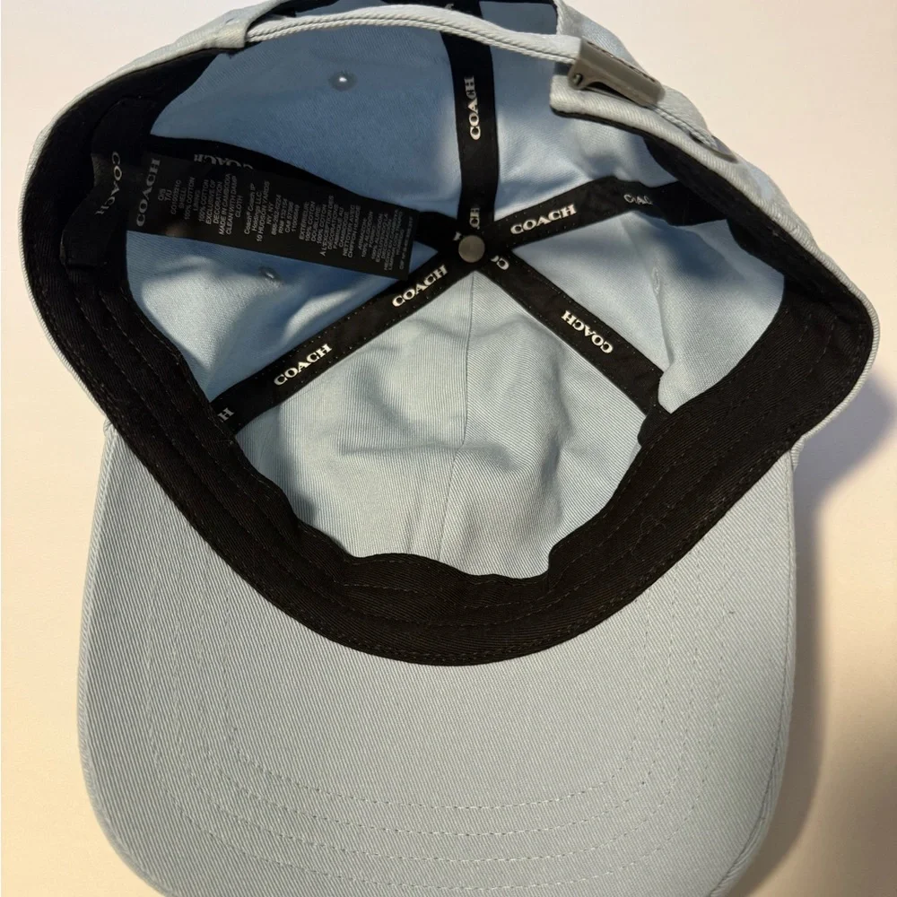 Women’s, Coach Logo Baseball Cap in light blue - Picture 4 of 4